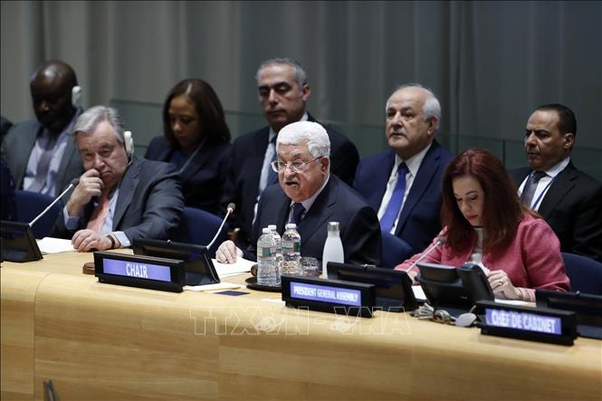 Palestine đã tiếp quản chức Chủ tịch Nhóm 77 và Trung Quốc.
