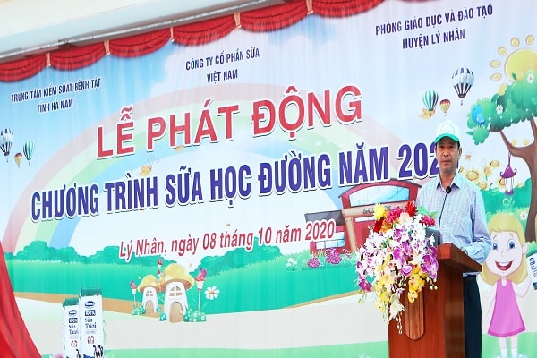 Ông Nguyễn Thanh Dương – Giám đốc Trung tâm Kiểm soát Bệnh tật tỉnh Hà chia sẻ tại lễ phát động.