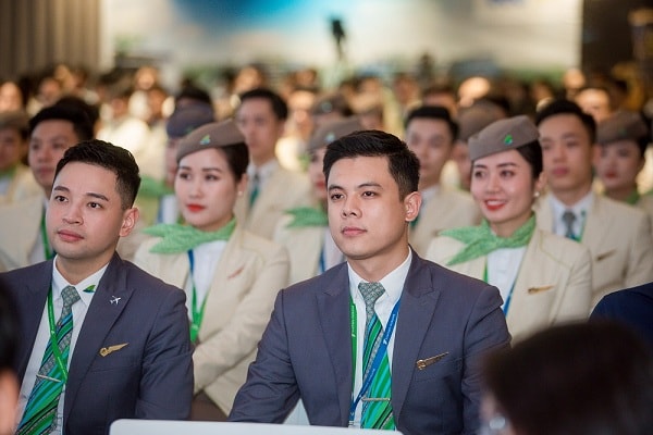 Đoàn tiếp viên của Bamboo Airways tham dự 