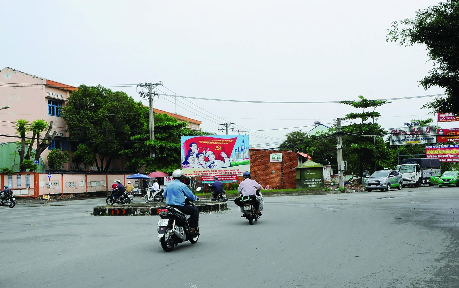 Khu vực vòng xoay này sẽ là điểm nối của đường vành đai 2 với nút giao Cầu vượt Gò Dưa trong tương lai