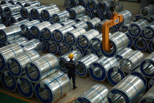 Sản phẩm tôn mạ các loại (tức thép chống ăn mòn - COR) hiện được xuất khẩu sang nhiều nước trên thế giới.