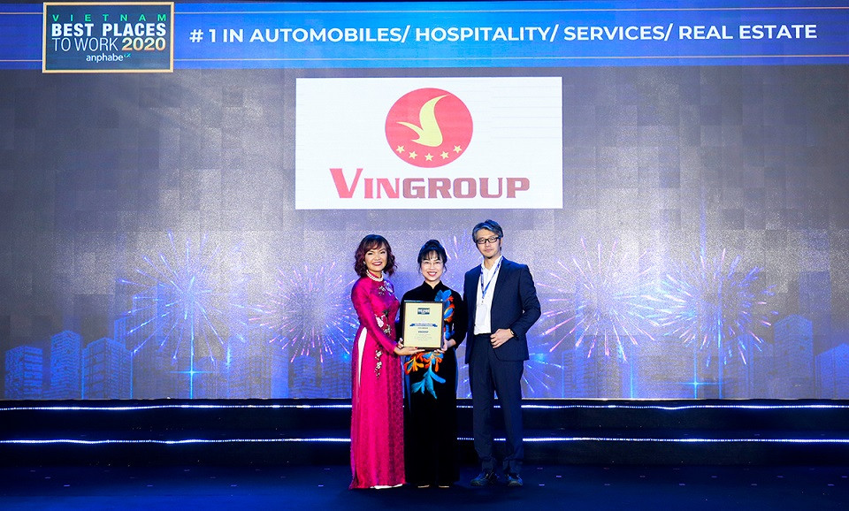 Vingroup lần thứ 6 liên tiếp được vinh danh trong Top 100 Nơi làm việc tốt nhất và là một trong 50 tên tuổi Nhà tuyển dụng hấp dẫn nhất.