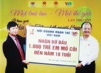 Vị doanh nhân trẻ với dự án đỡ đầu 1000 trẻ mồ côi