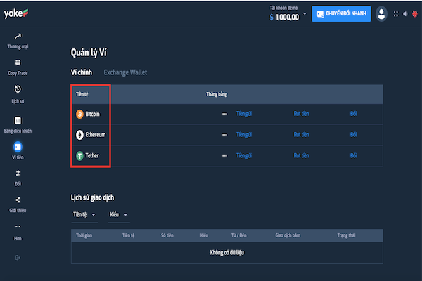 Yokef có động thái đóng cổng nạp/rút bằng VND và chuyển sang phương thức giao dịch bằng tiền ảo như BTC, ETH và USDT