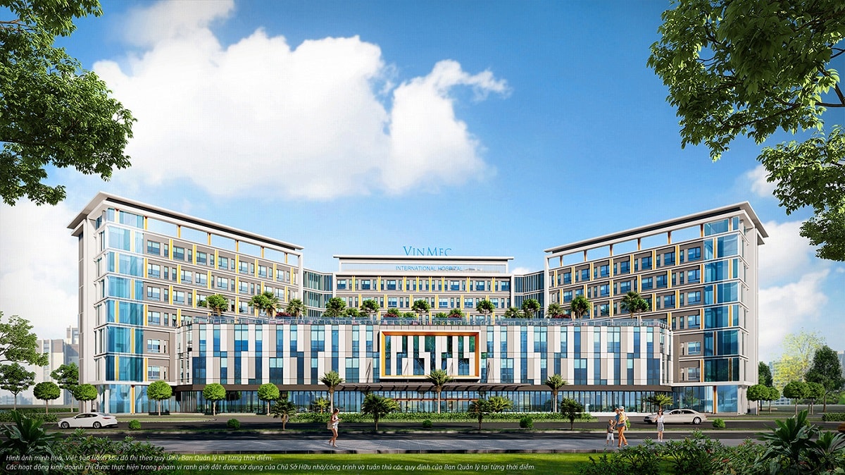 Vinmec Grand Park được thiết kế bao gồm diện tích sân vườn xanh mát tại khu vực tầng 1 & tầng 4 (hình ảnh minh hoạ)