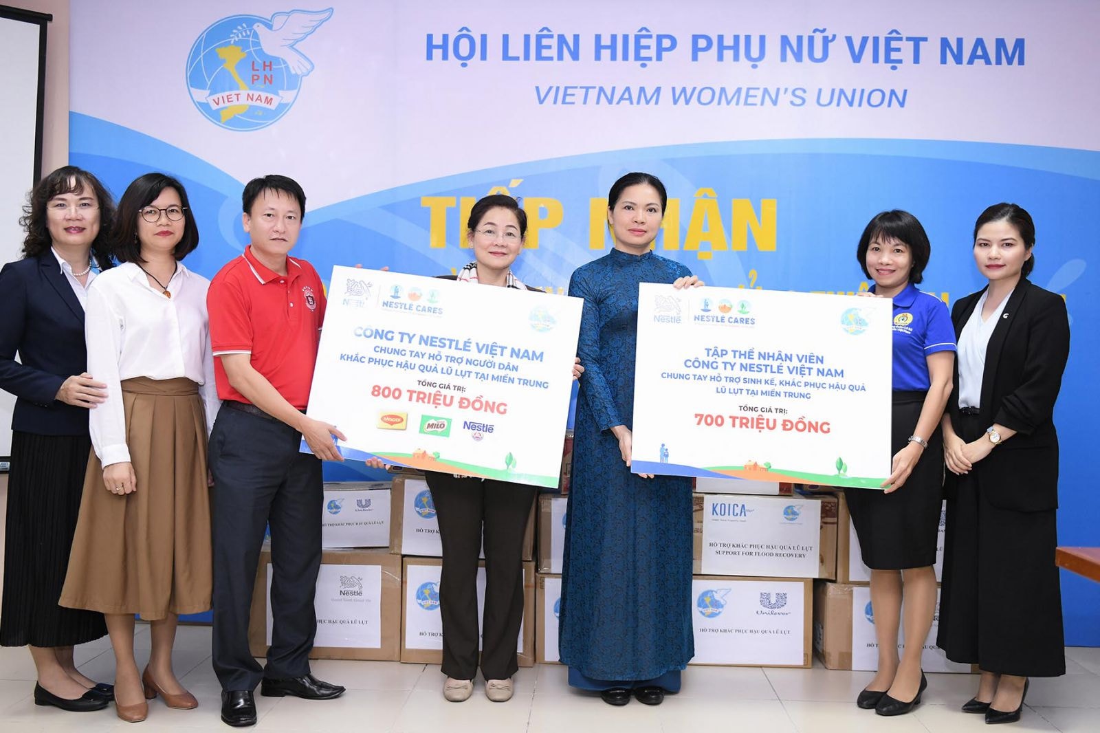 Chủ tịch Hội Liên hiệp Phụ nữ VN tiếp nhận 