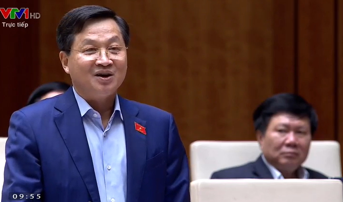 Tổng Thanh tra Chính phủ Lê Minh Khái trả lời chất vấn tại Quốc hội