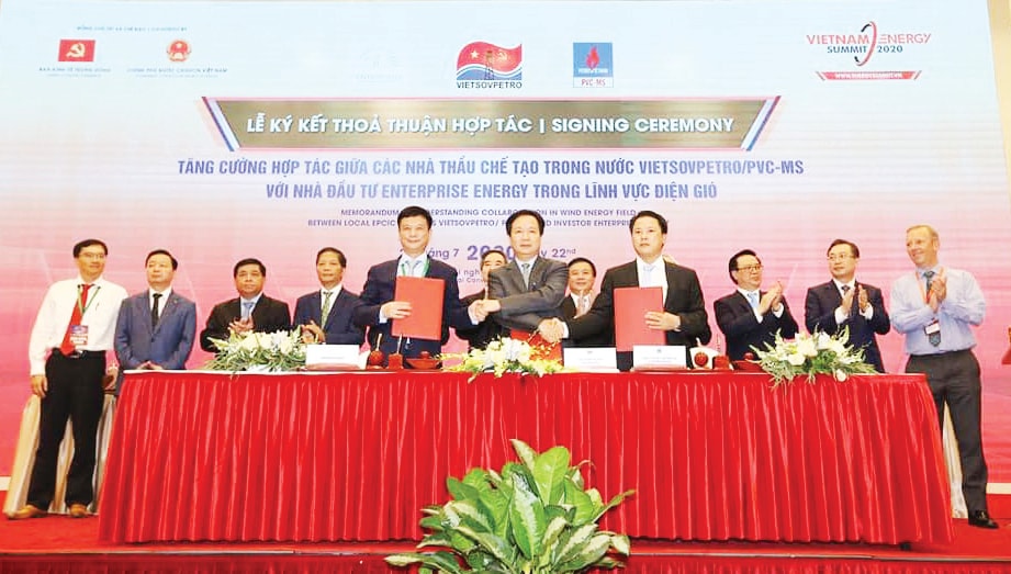  Vietsovpetro ký kết thỏa thuận hợp tác tăng cường với nhà đầu tư Enterprise Energy trong lĩnh vực điện gió tại diễn đàn cấp cao về năng lượng Việt Nam 2020