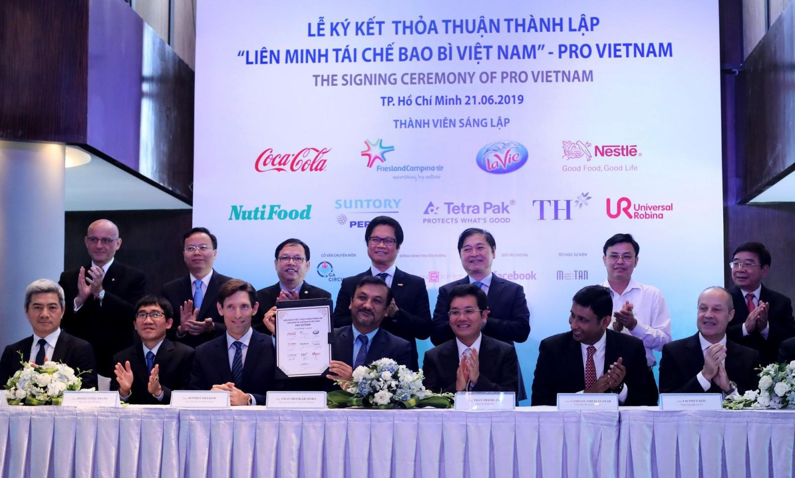 Tetra Pak là một trong chín thành viên tiên phong sáng lập Liên minh tái chế bao bì Việt Nam (PRO)