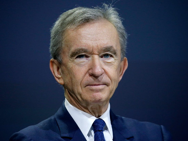 Tài sản của tỷ phú Bernard Arnault tăng 8,3 tỷ USD trong tuần này. Ảnh: BI.