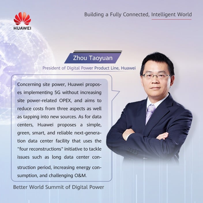 Ông Zhou Taoyuan, Chủ tịch dòng sản phẩm điện kỹ thuật số của Huawei