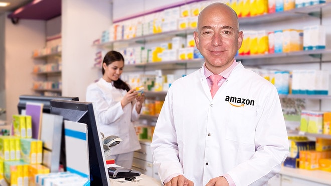 Jeff Bezos - ông chủ của Amazon đang nhìn thấy những lợi nhuận khổng lồ từ thị trường chăm sóc sức khỏe từ xa.