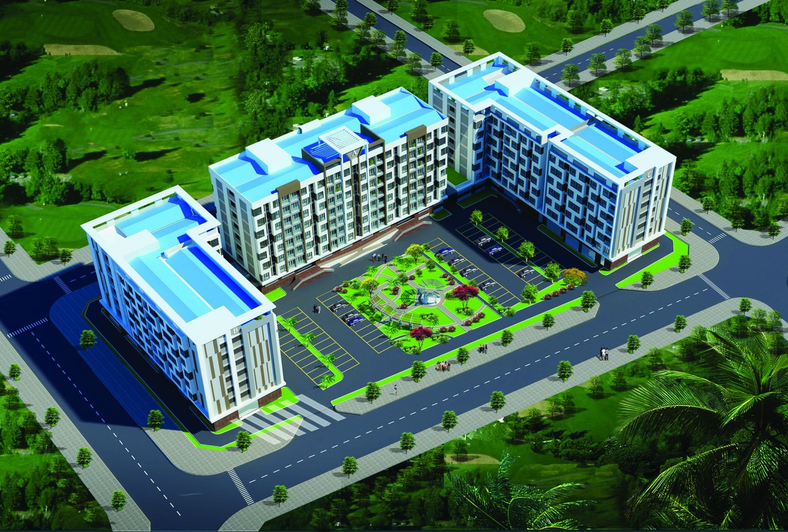 Chung cư D2D có quy mô 426 căn hộ