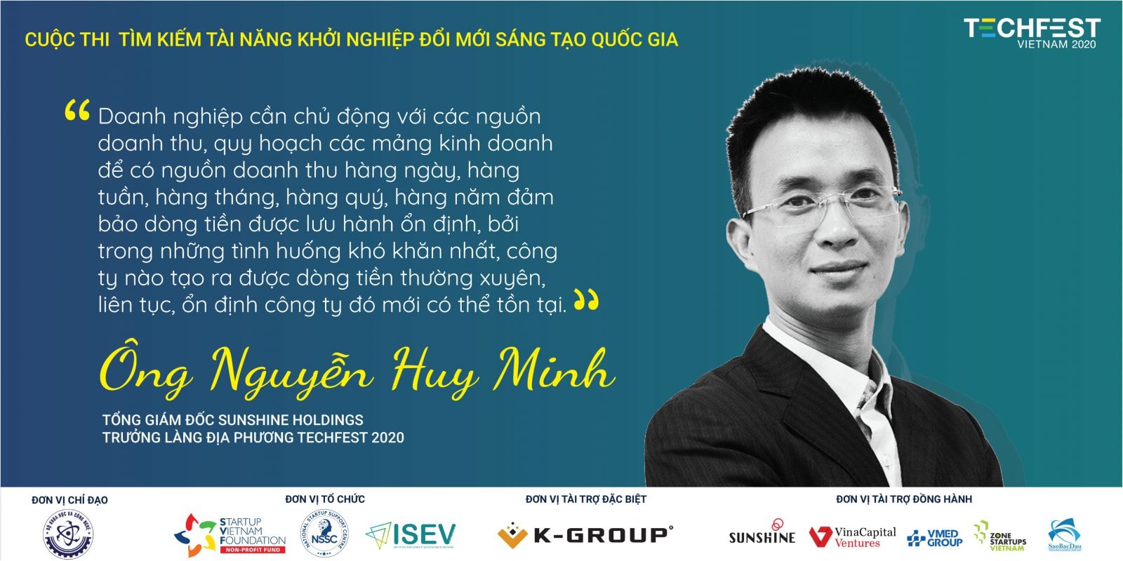 Ông Nguyễn Huy Minh - Tổng giám đốc Sunshine Holdings