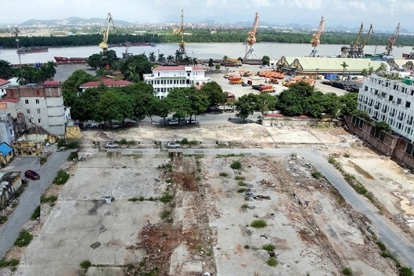 Khu đất 4B đường Trần Phú nguyên do Công ty CP Kho vận ngoại thương quản lý, sau cổ phần hóa được thu hồi sử dụng cho các dự án phát triển đô thị.