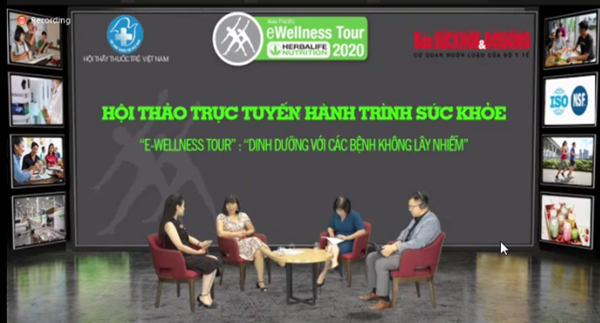 Herbalife VN, Hội thảo trực tuyến với chủ đề “Dinh dưỡng và các bệnh không lây nhiễm”. 