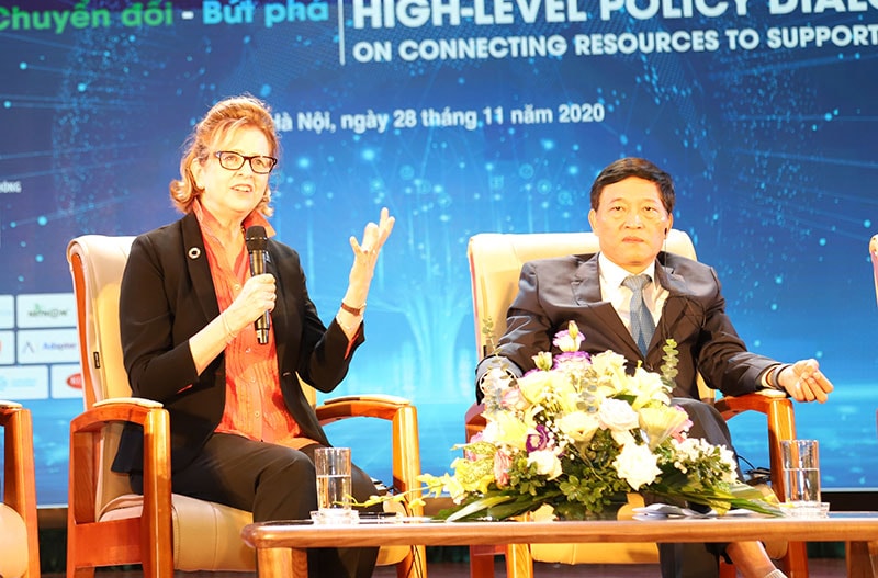 Bà Caitlin Wiesen, đại diện thường trú Chương trình phát triển Liên hợp quốc (UNDP) tại Việt Nam