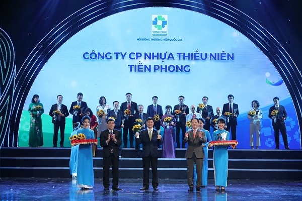 Nhựa Tiền Phong được vinh danh là Thương hiệu Quốc gia