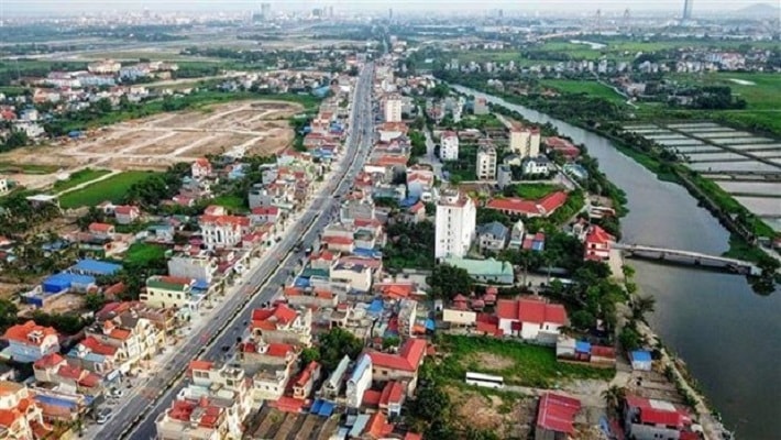 Một góc đô thị huyện Thủy Nguyên