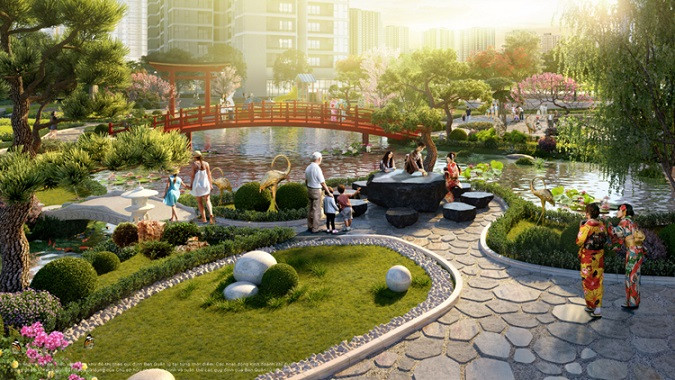 Nghệ thuật sân vườn đỉnh cao xứ Phù Tang được tái hiện tại Vườn Nhật The Zenpark 