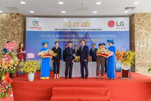 Trung Nam Land và LG Electronics ký kết hợp tác 