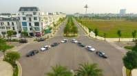 Mãn nhãn ngắm đoàn xe Vinfast “chở” Vinhomes Star City dạo quanh thành phố Thanh Hóa