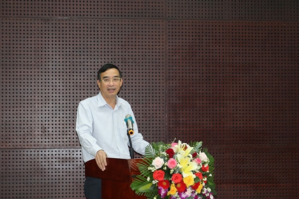 Đồng chí Lê Trung Chinh-Phó Bí thư Thành ủy, Phó Chủ tịch Thường trựcp/UBND thành phố Đà Nẵng phát biểu chỉ đạo