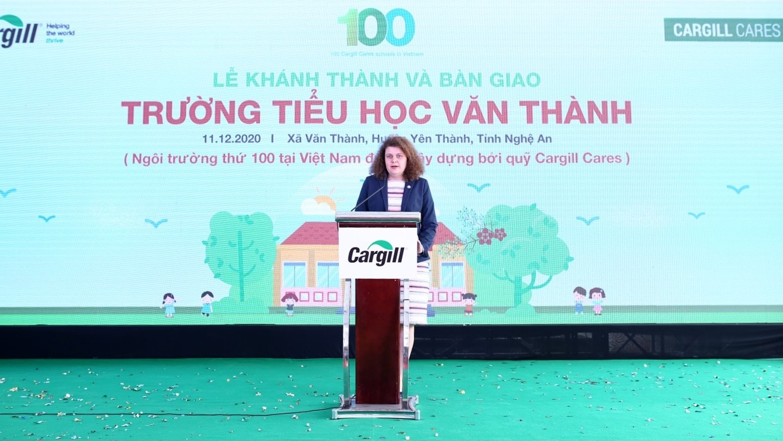 Sau khi hoàn thành ngôi trường thứ 100, Quỹ Cargill Cares Việt Nam đặt ra một mục tiêu mới đầy tham vọng: hoàn thành xây dựng 150 trường học cho Việt Nam vào năm 2030