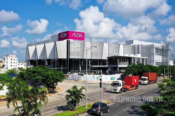 Sự xuất hiện của AEON MALL Hải Phòng Lê Chân tạo ra bài toán cạnh tranh cho doanh nghiệp địa phương Ảnh: haiphong.gov.vn