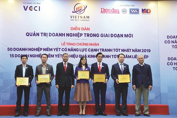 VNM và các doanh nghiệp lọt Top 15 có năng lực cạnh tranh