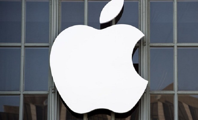 Biểu tượng Apple tại một cửa hàng ở San Francisco, bang California, Mỹ. Ảnh: AFP/TTXVN