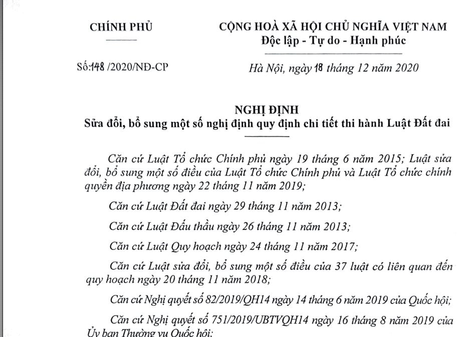 Nghị định 148/NĐ-CP