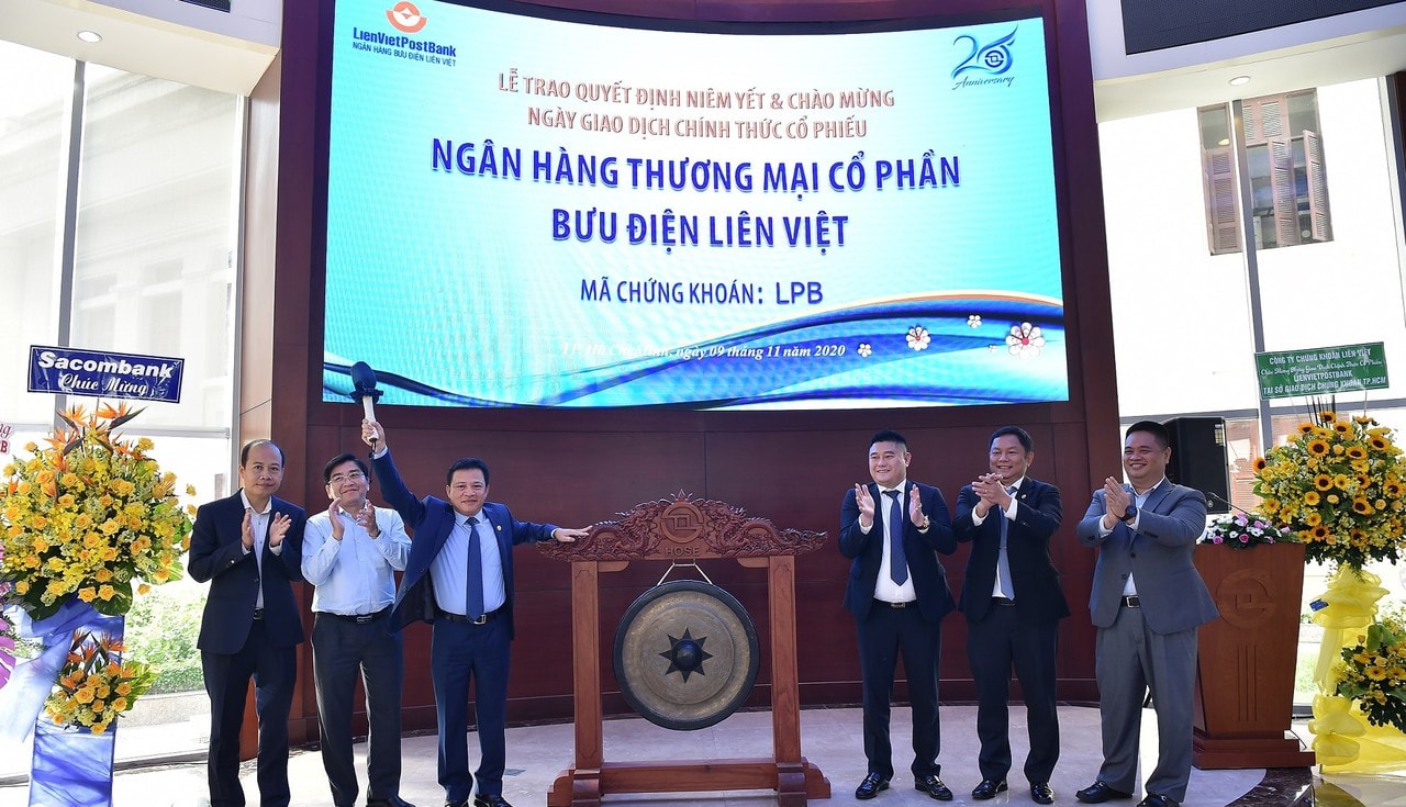 LienVietPost Bank đã lên sàn HoSE vào tháng 10/2020.