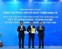 Công bố và trao giải Chương trình bình chọn các tác phẩm Báo chí viết về Doanh nhân – Doanh nghiệp và môi trường kinh doanh lần thứ VIII - năm 2020.