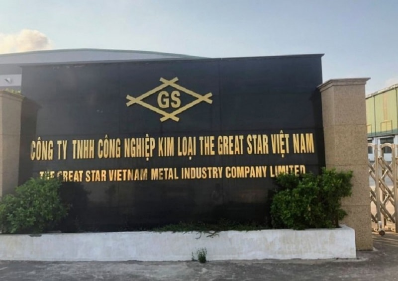 Công ty TNHH công nghiệp kim loại The Great Star Việt Nam bị UBND tỉnh Bắc Ninh ra Quyết định xử phạt hành chính gần 500 triệu đồng vì xả thải trái phép - Ảnh: PLVN