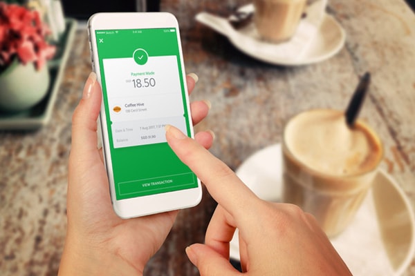 Ứng dụng GrabPay by Moca của Grab.