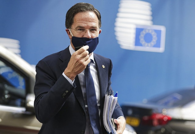 Thủ tướng Hà Lan Mark Rutte. (Ảnh: AP)