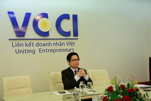 TS Vũ Tiến Lộc, Chủ tịch VCCI tại buổi họp