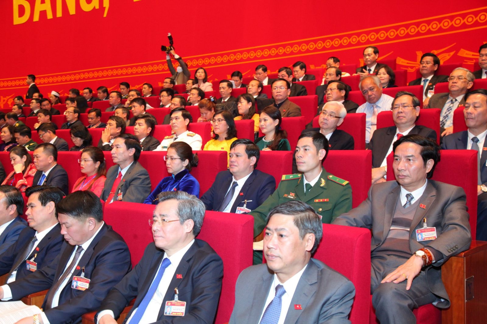 Các đoàn đại biểu tham gia phiên trù bị.