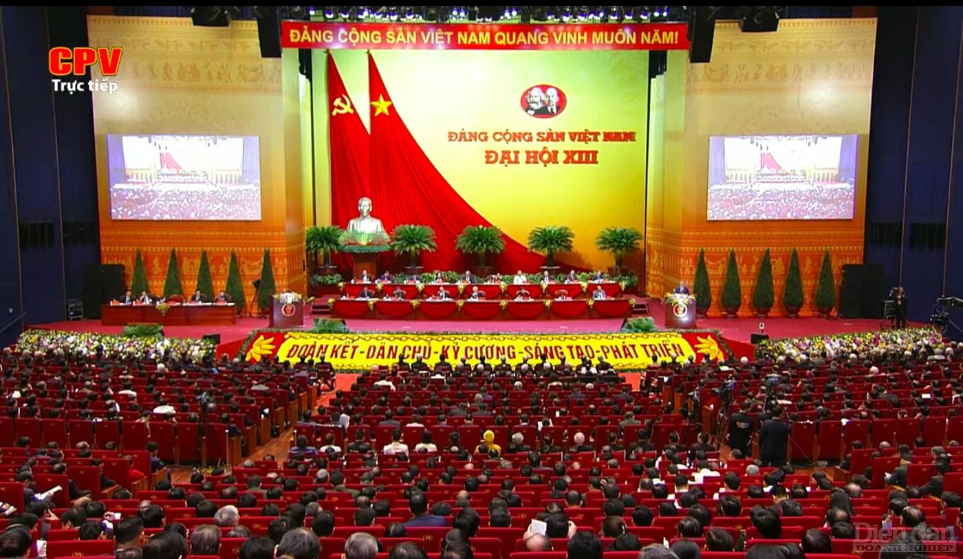 Đại hội XIII của Đảng chính thức khai mạc ngày 26/1. Đại hội làm việc đến ngày 2/2.