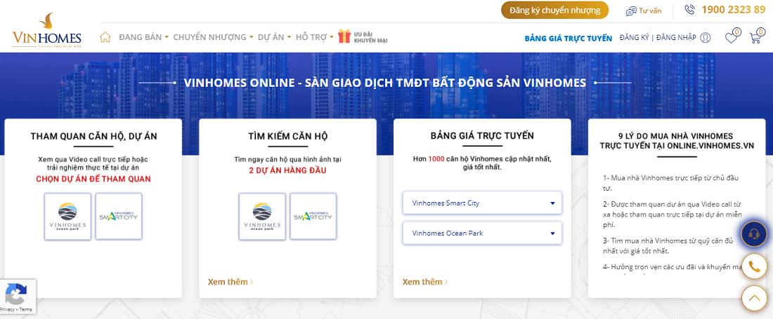 Vinhomes sẽ tiên phong xây dựng thị trường bất động sản thứ cấp minh bạch khi công khai toàn bộ thông tin và giá bán trên trang Thương mại điện tử Vinhomes Online (https://online.vinhomes.vn)