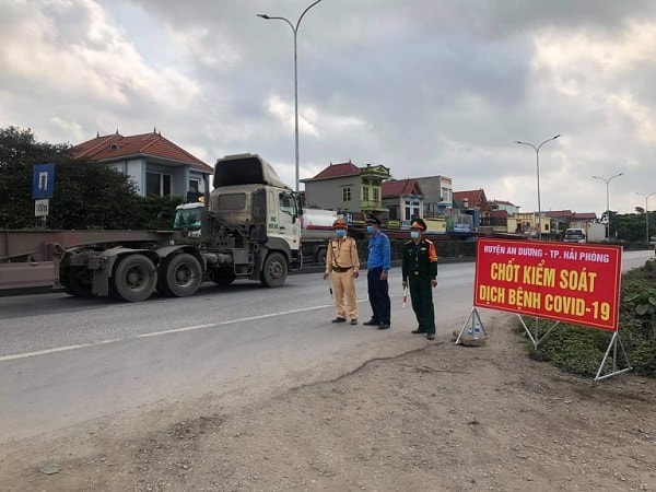 Từ 19h ngày 28/1, TP Hải Phòng sẽ thành lập 8 chốt kiểm soát dịch bệnh COVID-19 liên ngành tại các cửa ngõ ra, vào thành phố