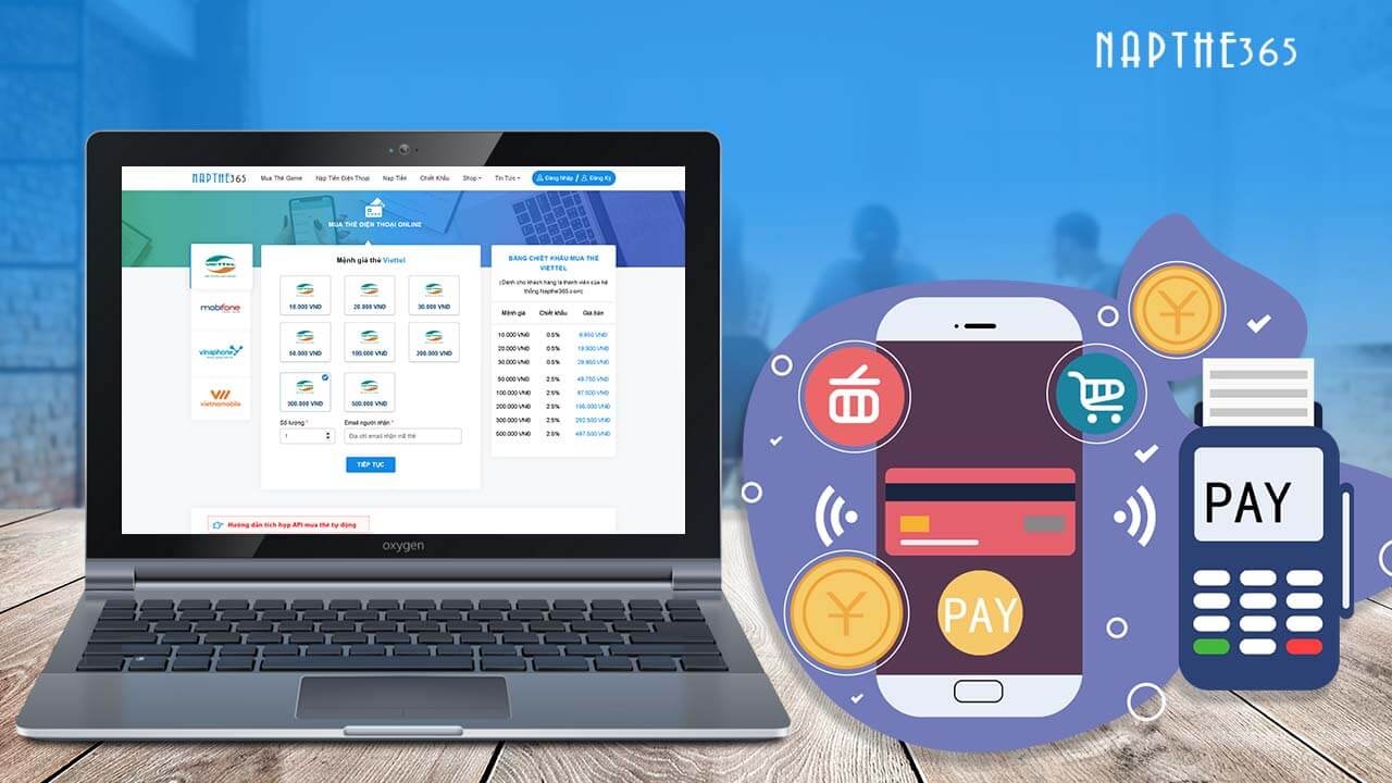 Napthe365.com - bước đột phá của Công ty Cổ phần Thanh Toán Hưng Hà