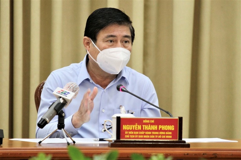 Buổi họp do ông Nguyễn Thành Phong, Chủ tịch UBND TP.HCM chủ trì.