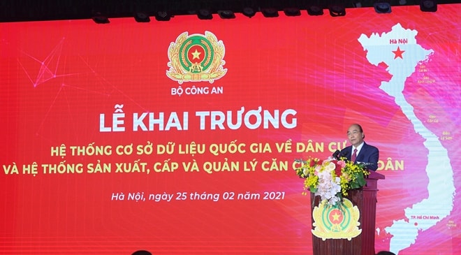 Thủ tướng Nguyễn Xuân Phúc phát biểu tại buổi lễ.