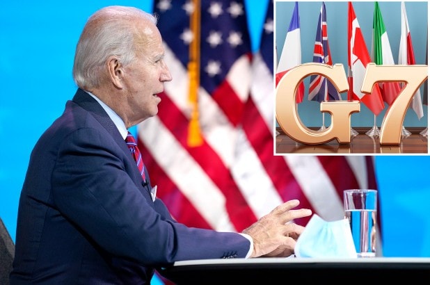 Tổng thống Joe Biden tham dự cuộc họp trực tuyến nhóm G7