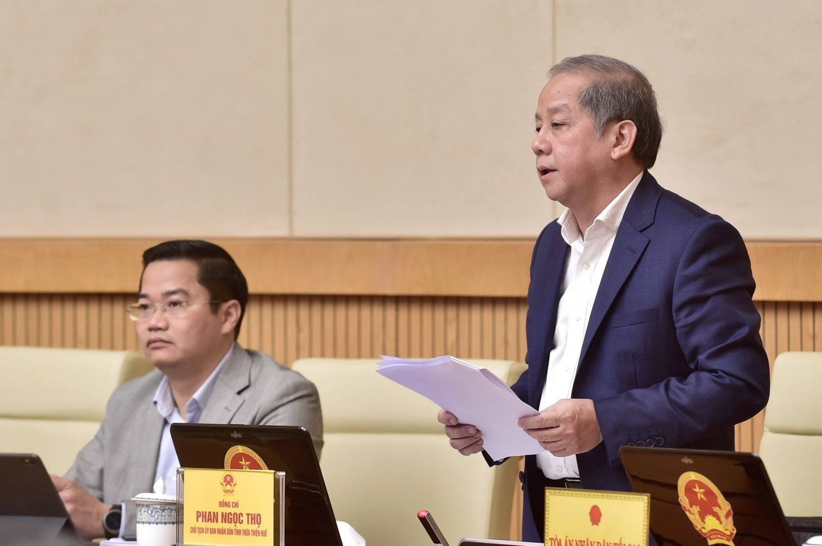 Chủ tịch UBND tỉnh Thừa Thiên Huế đề xuất chính sách đặc thù tại phiên họp thường kỳ Chính phủ