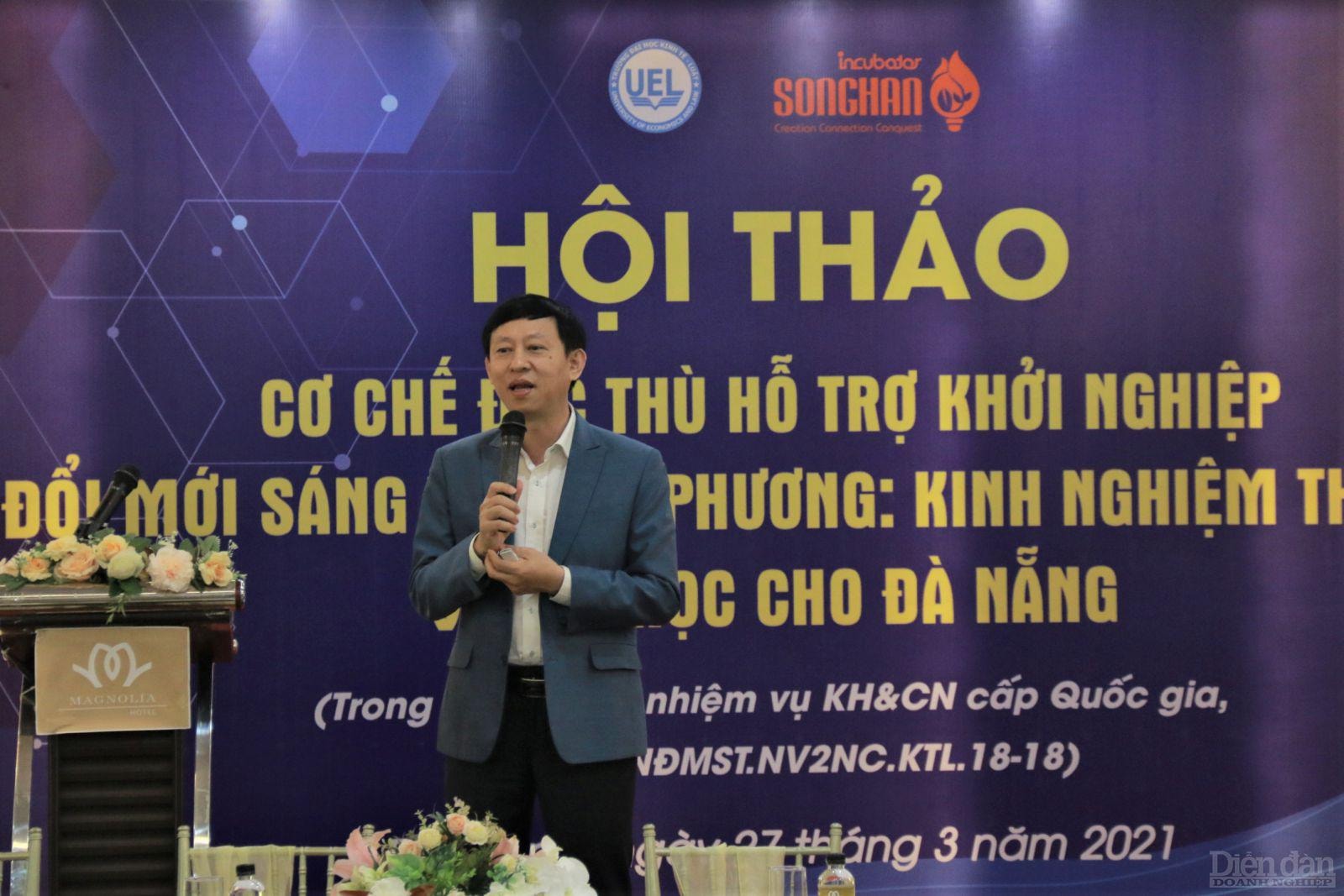 Ông Lý Đình Quân – Giám đốc Trung tâm ươm tạo doanh nghiệp Đà Nẵng