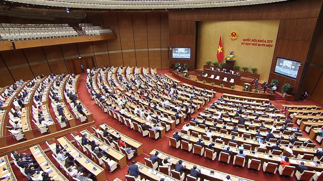 Quang cảnh phiên thảo luận tại Quốc hội.
