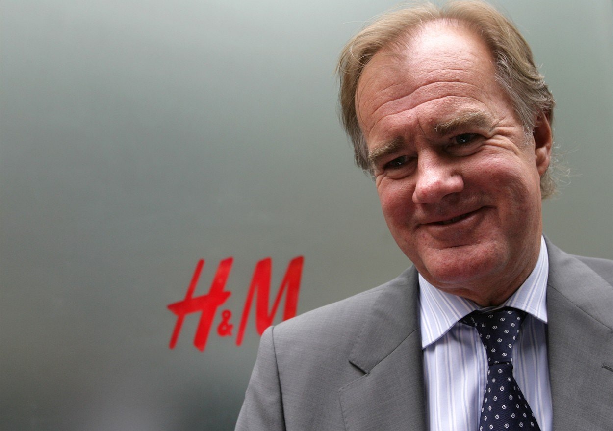 Stefan Persson đang nắm 36% cổ phần của H&M và đồng thời cũng là người giàu nhất Thụy Điển.